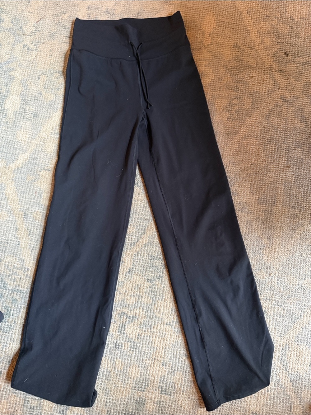 Vuori Black Wide-Leg Drawstring Waist Pants - Picture 4 of 6